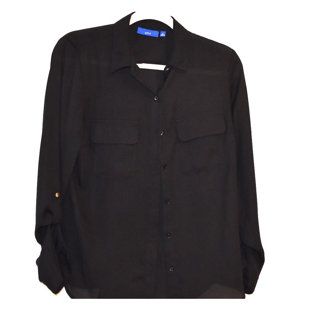 Black Business Blouse